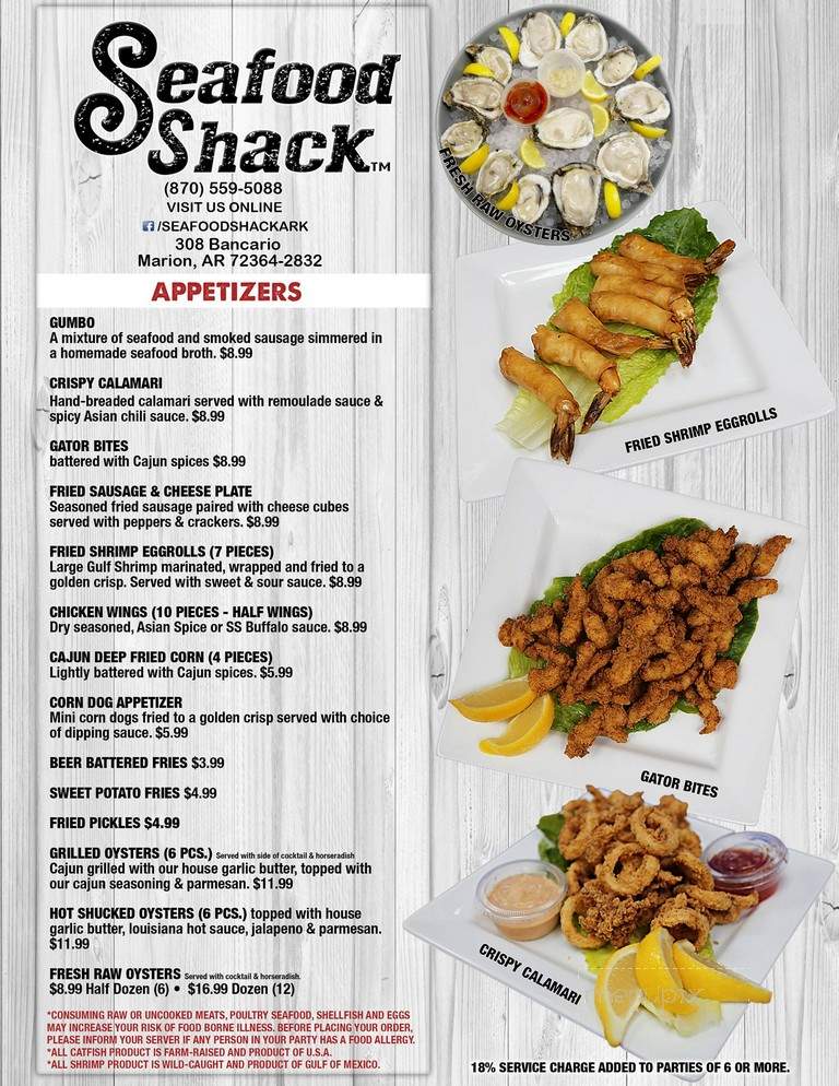 Seafood Shack - Marion, AR