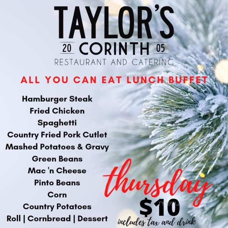 Taylor's Escape Steak Catfish - Corinth, MS