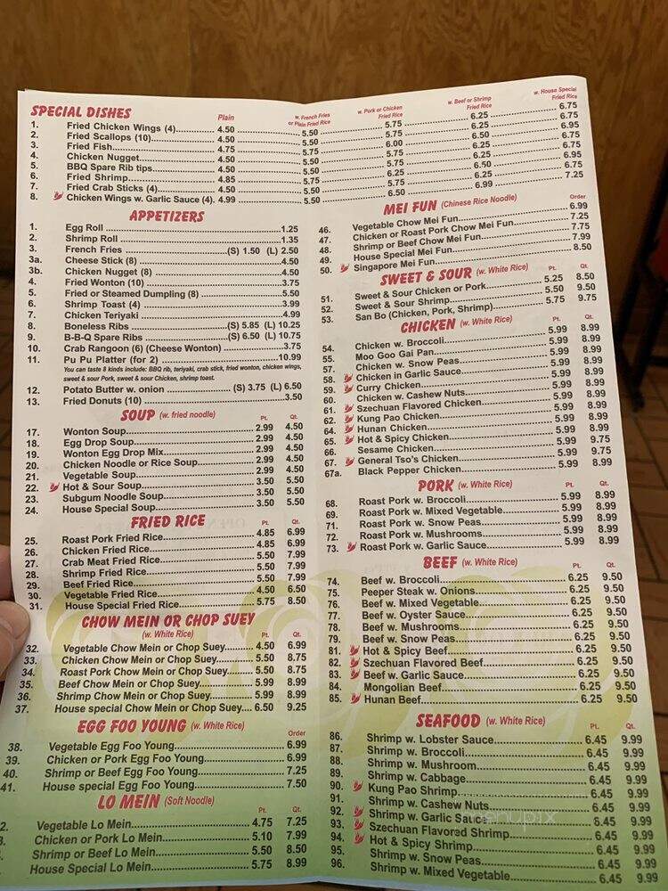 1 Chinese Restaurant - Winona, MS