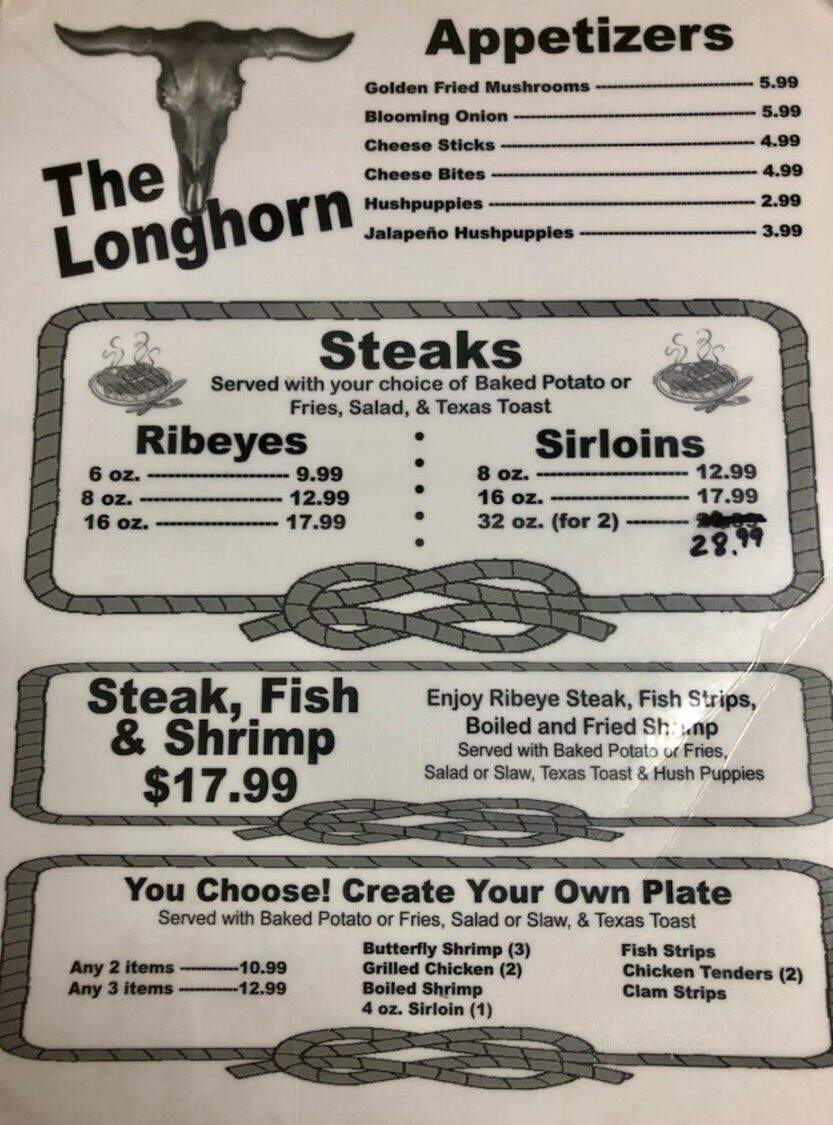 Longhorn Fish & Steakhouse - Amory, MS