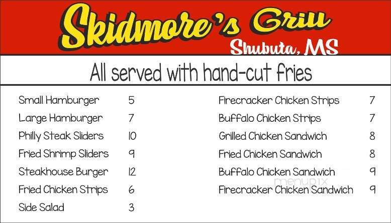 Skidmore's Grill - Shubuta, MS