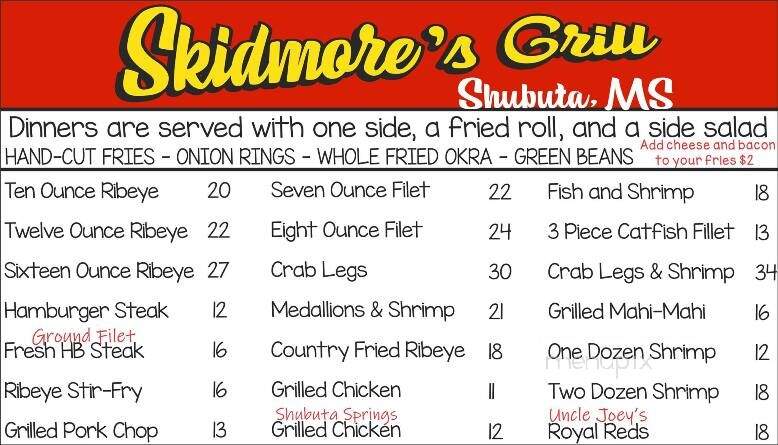 Skidmore's Grill - Shubuta, MS