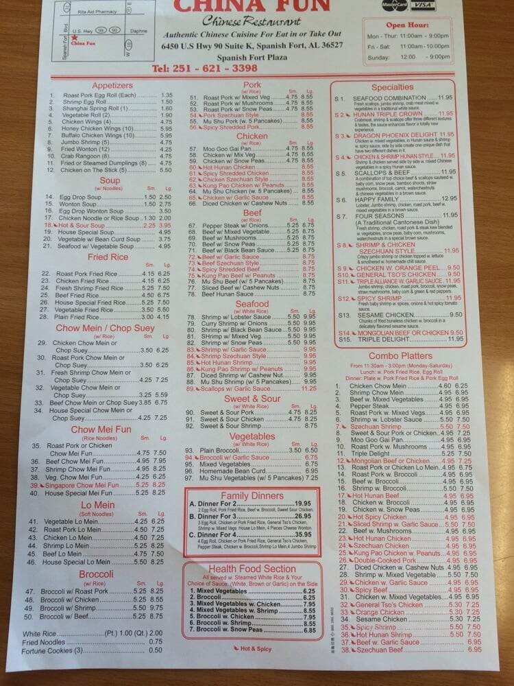 China Fun Restaurant - Spanish Fort, AL