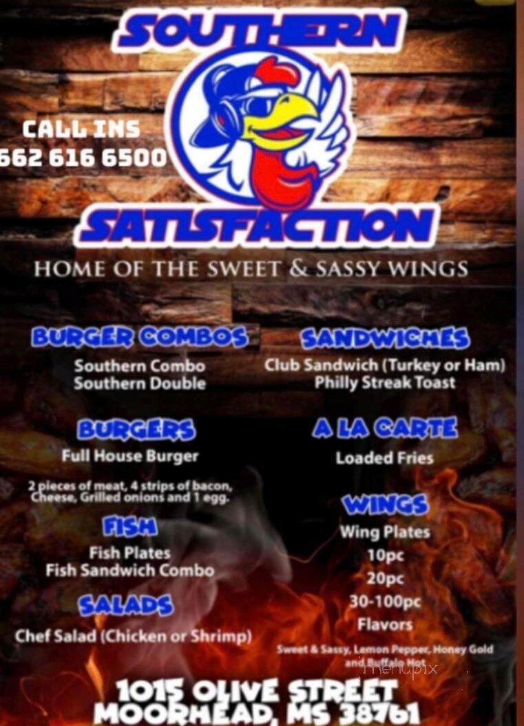 Southern Satisfaction Restaurant - Moorhead, MS