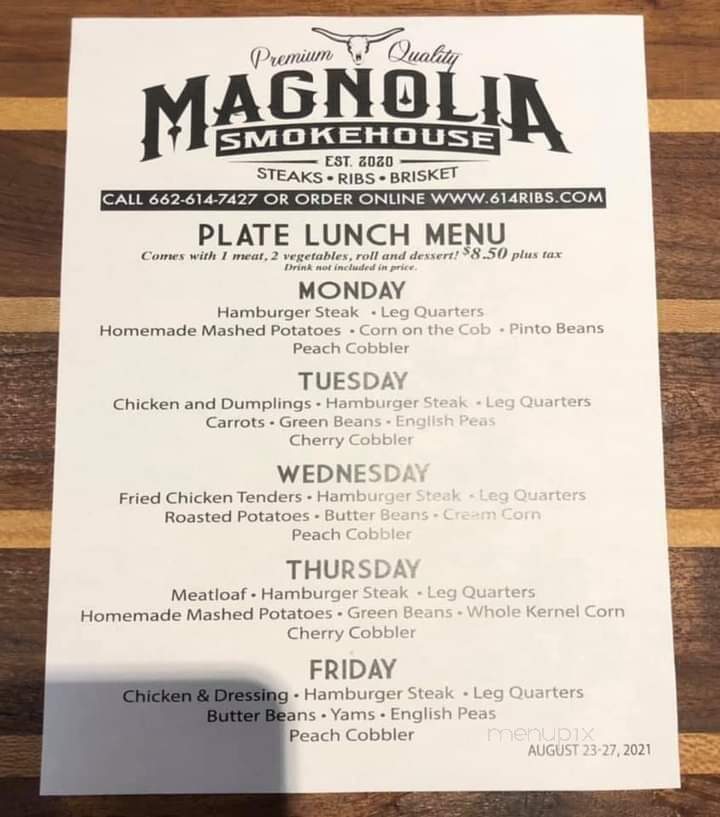 Magnolia Smokehouse Grill - Grenada, MS