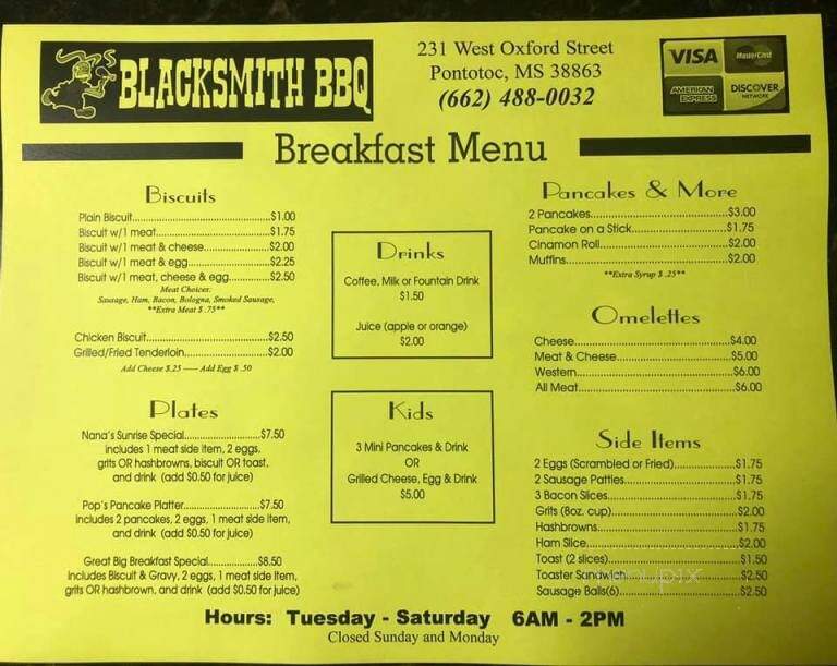 Blacksmith BBQ - Pontotoc, MS