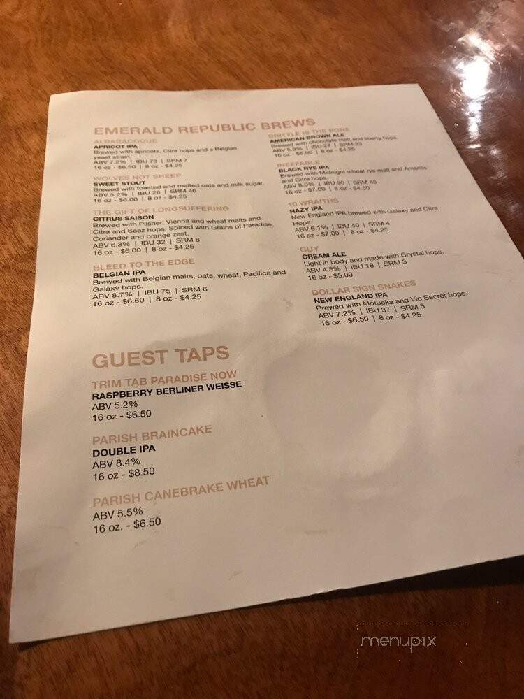 Emerald Republic Brewing - Pensacola, FL