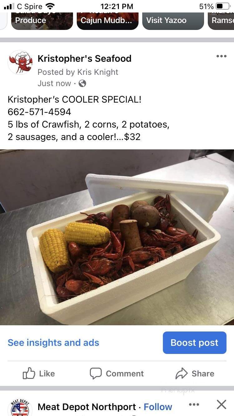 Kristopher’s Restaurant - Yazoo City, MS