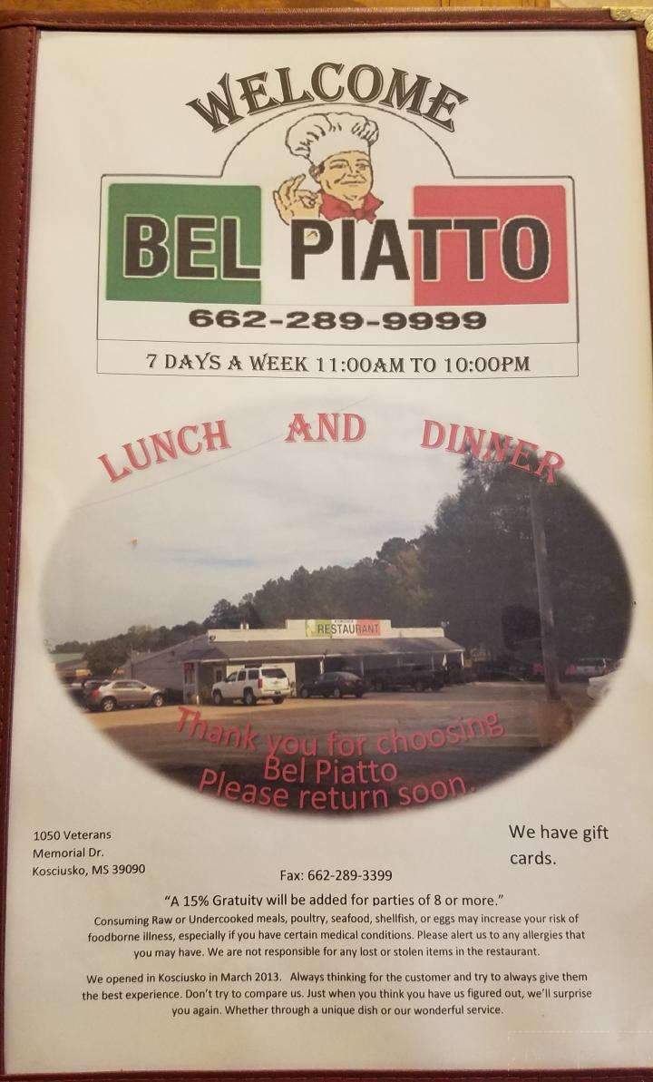 Bel Piatto - Kosciusko, MS