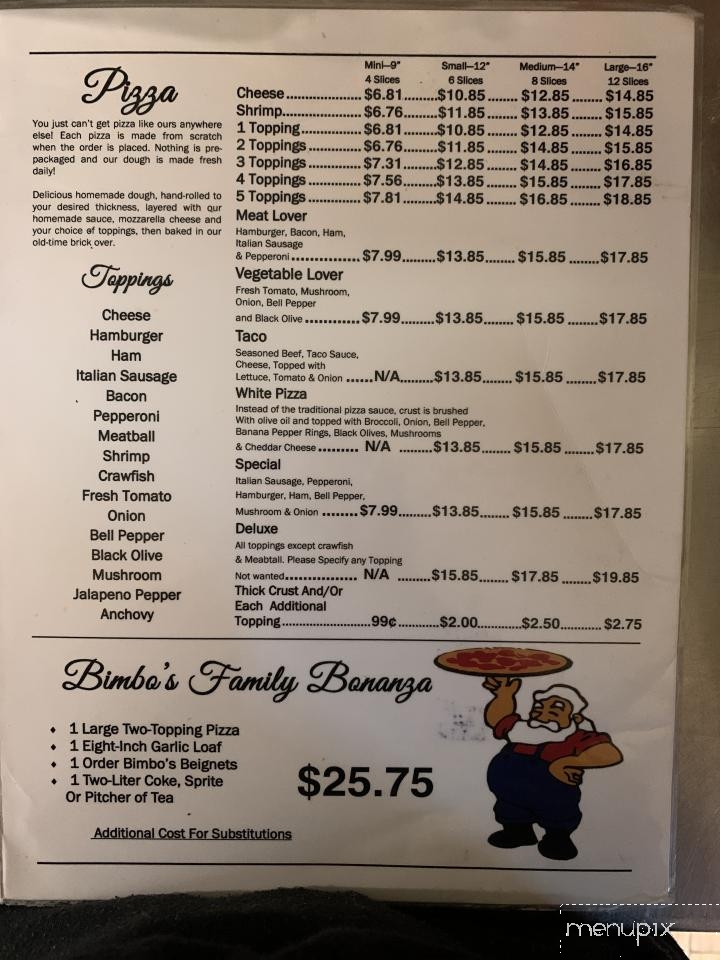 Bimbo's Restaurant - Silas, AL