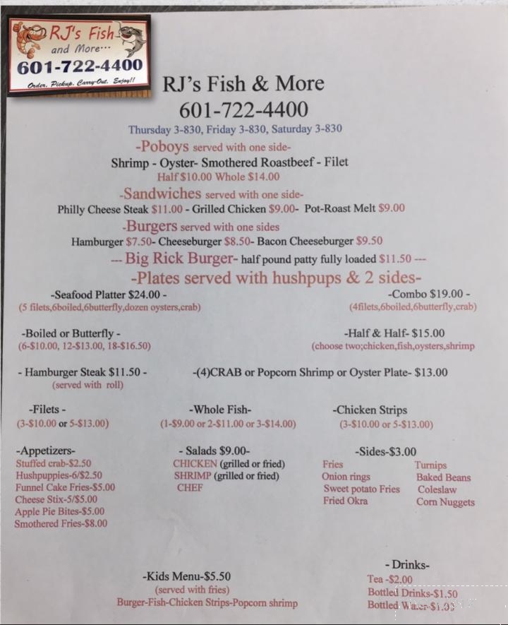 R.J.'s Fish - Seminary, MS